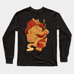 Samurai Cat Long Sleeve T-Shirt